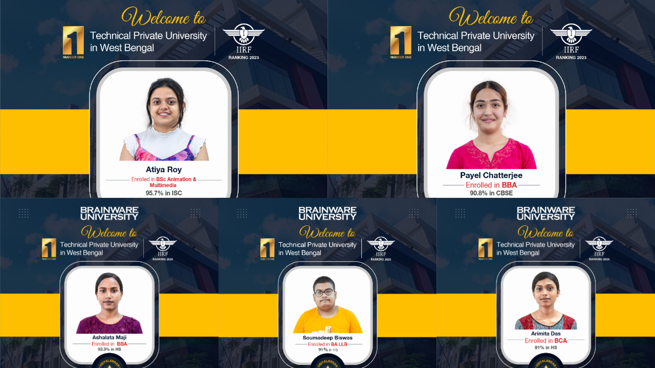 Congratulations to all those who secured the Brainware Vidyalankar Scholarship this year!