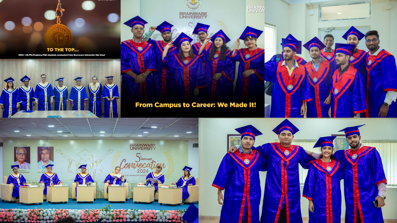 5th Annual Convocation Ceremony at Brainware University