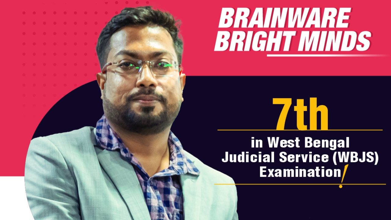 LLM Student 7th rank in WBJS Examination