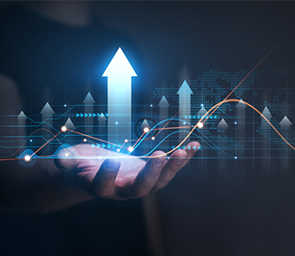 An upward graph of industry scenario of Brainware University courses